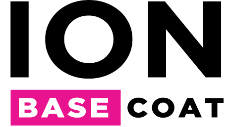 Pink "BASE" text on black background.
