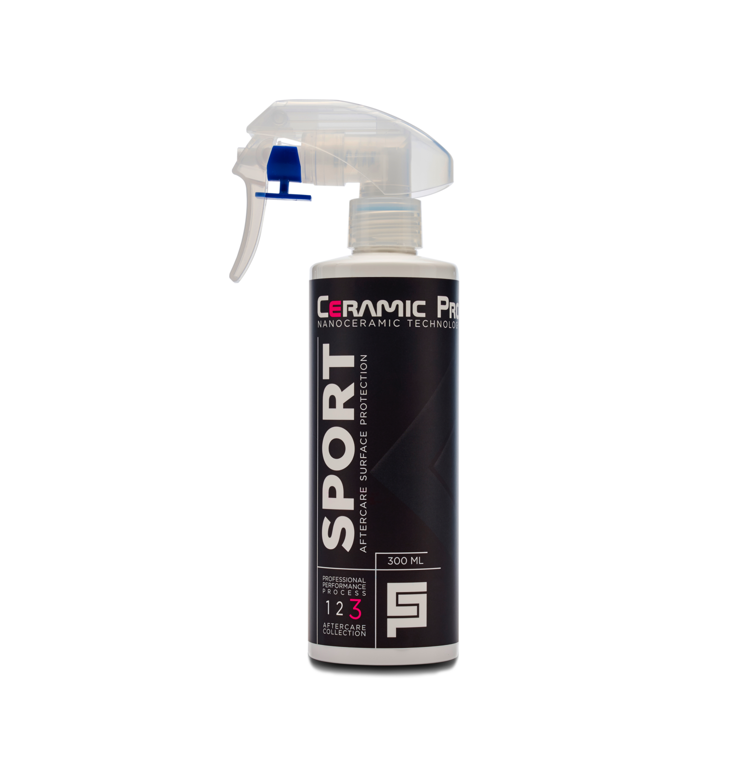 Spray bottle of Ceramic Pro Sport cleaner.