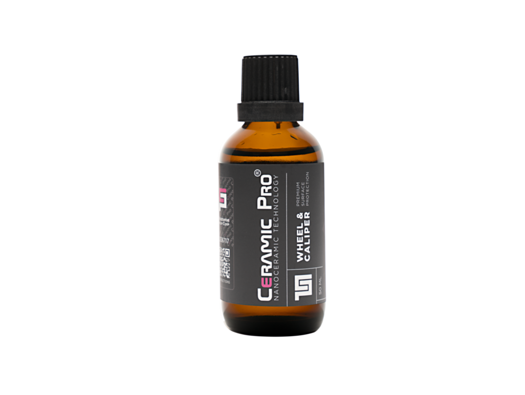 Ceramic Pro wheel and caliper protection bottle.